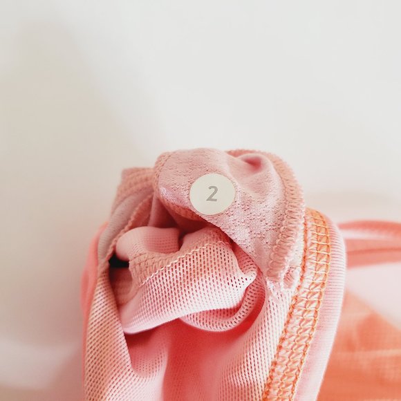 LULULEMON Flow & Go Neon Coral Strappy Tank Top - Picture 11 of 13